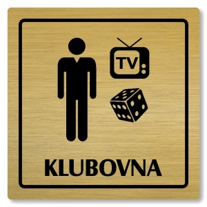 Klubovna, 148x148mm, zlatá, Arizona